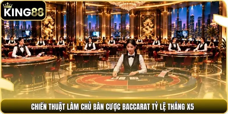 Chiến thuật làm chủ bàn cược Baccarat tỷ lệ thắng x5