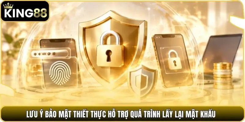 Lưu ý bảo mật thiết thực hỗ trợ quá trình lấy lại mật khẩu