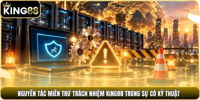 Nguyên tắc miễn trừ trách nhiệm king88 trong sự cố kỹ thuật