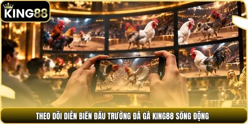 Theo dõi diễn biến đấu trường đá gà king88 sống động
